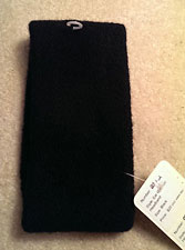 Plush Terry Cloth Headband/Ear Warmer – Black