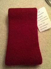 Plush Terry Cloth Headband/Ear Warmer – Burgendy