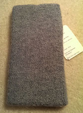 Plush Terry Cloth Headband/Ear Warmer – Light Grey